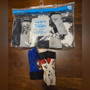 Carter's Boys' Briefs in Black, Gray, and Blue